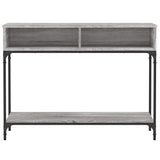 Console Table Grey Sonoma 100x30.5x75 cm Engineered Wood 833391