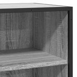 Sideboard Grey Sonoma 68x35x76 cm Engineered Wood and Metal 848977