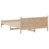Bed Frame without Mattress 120x200 cm Solid Wood Pine 855594