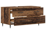 Bathroom Sink Cabinet HAARLEM Old Wood 82 x 41x 58.5 cm 896803