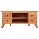 ZNTS TV Cabinet 100x40x45 cm Solid Mahogany Wood 288867