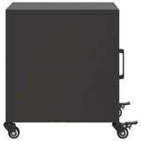 Bedside Cabinet Black 36x39x43.5 cm Steel 846614