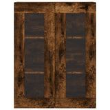 Highboard Smoked Oak 69.5x34x180 cm Engineered Wood 3198678
