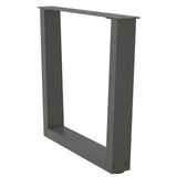 Coffee Table Legs V-Shape 2 pcs Anthracite 50x cm Steel 4012630