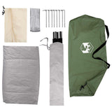 Camping Tent with Roof with Air Vent Green 275 x 215 x 125 cm 42028632