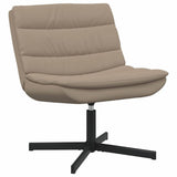 Swivel Chair Cappuccino 63 x 75 x 76 cm PU 42007344