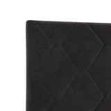Headboard Height Adjustable with Headboard Black 200 cm Velvet 42007289