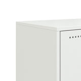 TV Cabinet White 100.5x39x60.5 cm Steel 846517