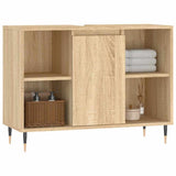 Bathroom Cabinet Sonoma Oak 80x33x60 cm Engineered Wood 831623