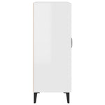 Sideboard High Gloss White 69.5x34x90 cm Engineered Wood 812147