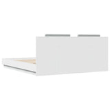 Bed Frame without Mattress White 160x200 cm 3209905