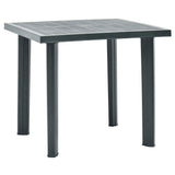 Garden Table Green 80x75x72 cm Plastic 48803