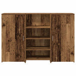 Reception Desk Old Wood 155x50x103.5 cm Engineered Wood 3324203