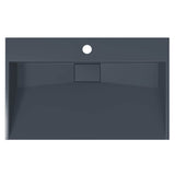 Wash Basin 60x38x11 cm Mineral Cast/Marble Cast Anthracite 155985