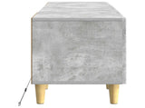 LED TV Cabinet Concrete Grey Engineered Wood 896688