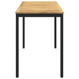 Garden Dinner Table White and Black 108.5 x 55 x 75 cm 901760