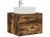 Bathroom Cabinet Set 3 pcs Smoked Oak 62.5 x 44.5 x 50 cm 3405871