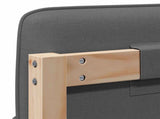 Upholstered Headboard Brown and Light Grey 200 cm 880103