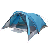 Camping Tent Cabin 4-Person Blue Waterproof 94714