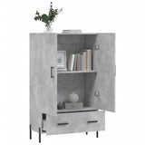 Highboard Concrete Grey 69.5x31x115 cm Engineered Wood 828248