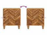 Bathroom Cabinet Brown 38 x 33.5 x 58 cm Solid Mango Wood 4018937