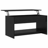 Coffee Table Black Oak 80 x 50.5 x 41.5 cm Engineered Wood 879452