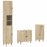 3 Piece Bathroom Cabinet Set ALKMAAR Engineered Wood 3417830