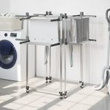 Laundry Drying Rack 107x107x120 cm Aluminium 154606