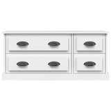 TV Cabinet White 100x35.5x45 cm Engineered Wood 816448