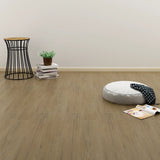 Self-adhesive Flooring Planks 4.46 m 3 mm PVC Natural Brown 143872