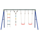 Outdoor Swing Set with Swings. Ladder. Disc Swing 3283627