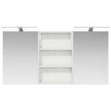 Bathroom Cabinet Set 3 pcs 120 x 10.5 x 60.5 cm Engineered wood 3403736
