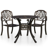 Bistro Set Bronze Cast Aluminium Standard Bistro Set Round 3070574