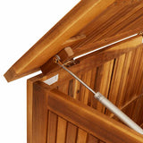 Garden Storage Box 200x50x58 cm Solid Acacia Wood 316500