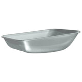 Wheelbarrow Tray Replacement Silver 80 x 60 x 25 cm 42007978