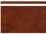 Lawn Edging 450 x 25 cm Weathering Steel Rusty 868038