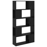 TV Cabinet Set Black 80 x 24 x 156 cm Engineered Wood 875205