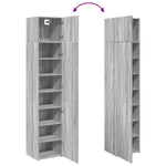 Slim Storage Cabinet Grey Sonoma 45x42.5x225 cm Engineered Wood 3281292