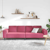 Living Room Couch Wine Red 250 x 77 x 76 cm 3335095