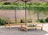 Garden Pallet Middle Sofas 2 pcs Solid Wood Acacia 3209307