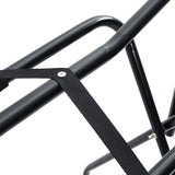 Saddle Rack Foldable Freestanding Black Iron 172441