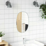 Wall Mirror Silver 60x40 cm 348212