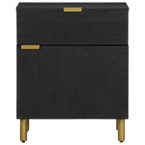 Bedside Cabinet Black 50x33x60 cm Engineered Wood 4017656
