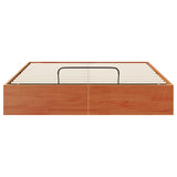 Ottoman Bed Frame with Storage Wax Brown 120 x 190 cm 3418776