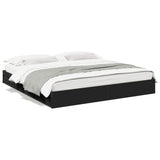 Bed Frame with Drawers without Mattress Black 200x200 cm 3280630