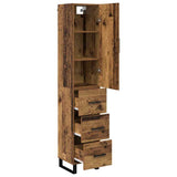 Highboard Old Wood 34.5 x 34 x 180 cm Engineered Wood 3415703