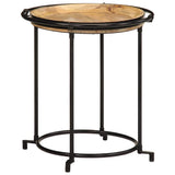 2 Piece Side Table Set Solid Wood Mango 4013513