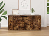 Cat House Smoked Oak 85 x 55 x 50.5 cm Engineered Wood 8000721