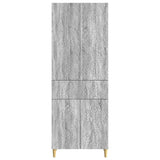 Cabinet Set 2 pcs Grey Sonoma Engineered Wood 3416751