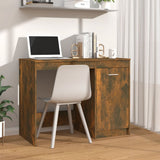 Desk Smoked Oak 100x50x76 cm Engineered Wood 815486